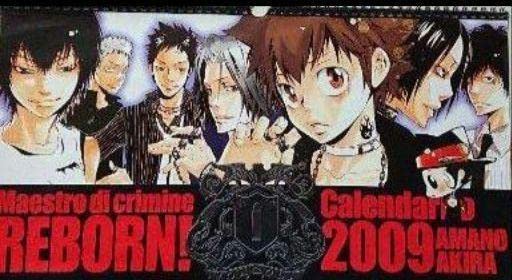 リボーン　カレンダー　2009 ② 家庭教師ヒットマンREBORN！ 2009-2010 週めくりスクール